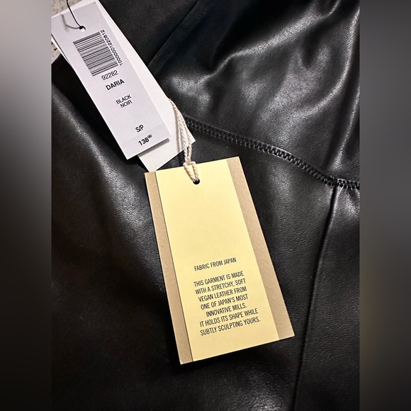Aritzia Faux Leather Leggings. Wilfred Free Daria Pant. - Picture 4 of 7